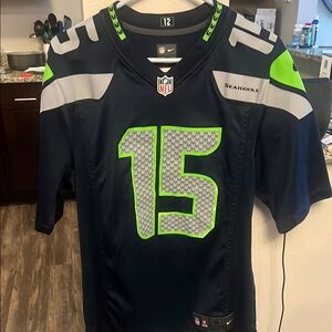 Nike Blue and Green Jersey with Number 15